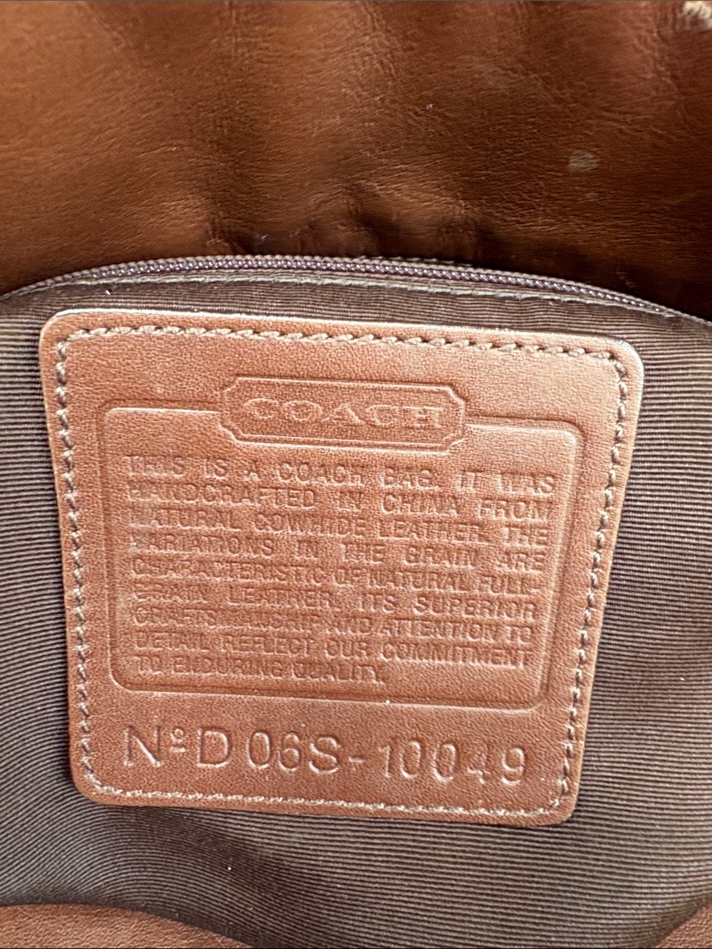 Coach Y2K SoHo Tote, Braided Handles, British Tan, Brass Hardware - Mint - Picture 9 of 11